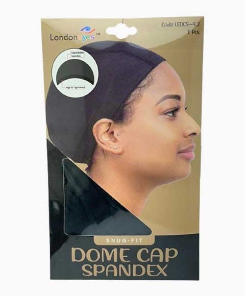 CASQUETTE DÔME EN MAILLE SPANDEX SNUG FIT NOIR LEDCS 