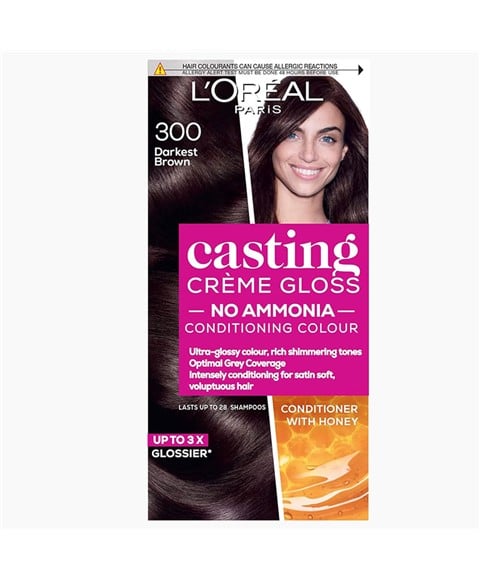 CASTING CREME GLOSS CONDITIONING COULEUR 300 BRUN LE PLUS FONCÉ