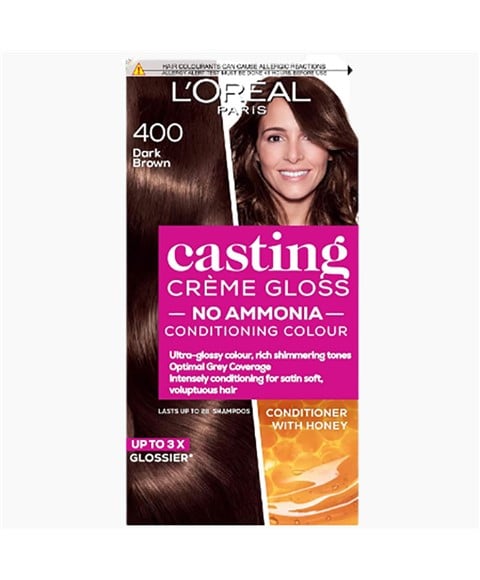 CASTING CREME GLOSS CONDITIONNEMENT COULEUR 400 BRUN FONCÉ 