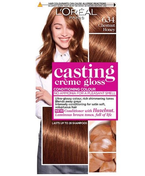 CASTING CREME GLOSS CONDITIONNEMENT COULEUR 634 MIEL DE CHÂTAIGNE