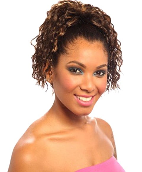 CHERISH SYN QUEUE DE CHEVAL POUR FILLE DE MADRID AVEC CORDON 