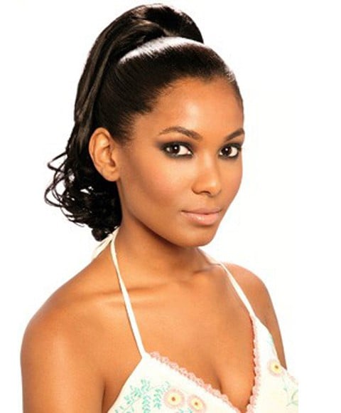 CHERISH SYN QUEUE DE CHEVAL POUR FILLE KINGSTON AVEC CORDON 