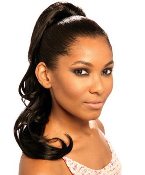 CHERISH SYN QUEUE DE CHEVAL POUR FILLE NAPOLI AVEC CORDON 