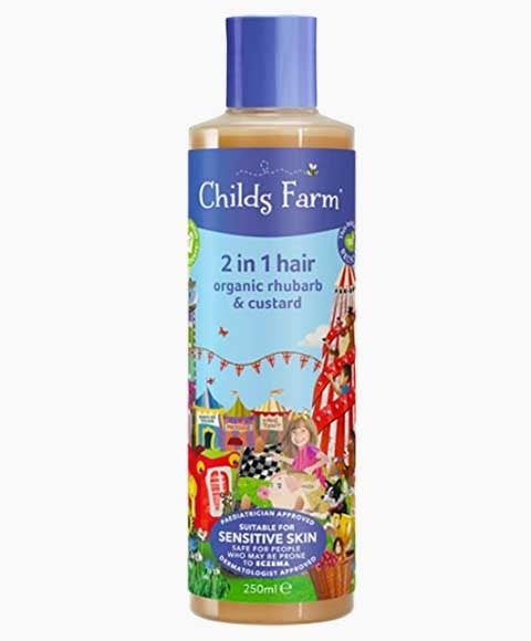 CHILDS FARM 2IN1 CHEVEUX RHUBARBE ET CRÈME BIOLOGIQUES