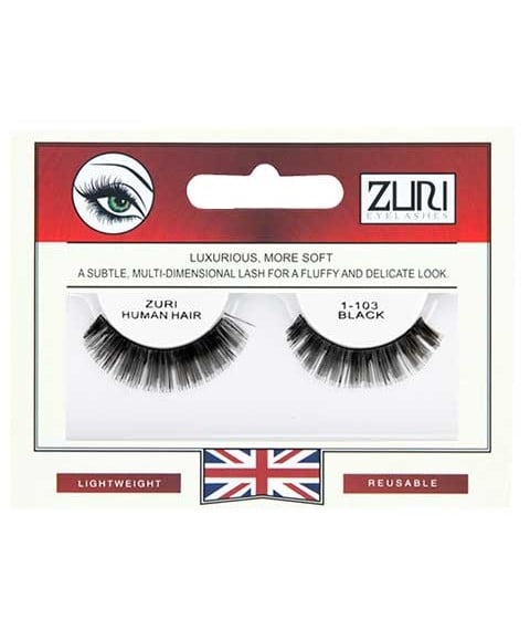 CILS EN CHEVEUX HUMAINS ZURI 1 103 NOIR 