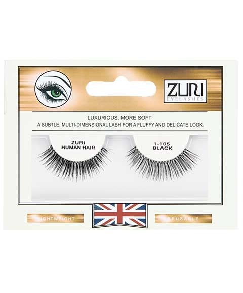 CILS EN CHEVEUX HUMAINS ZURI 1 105 NOIR 
