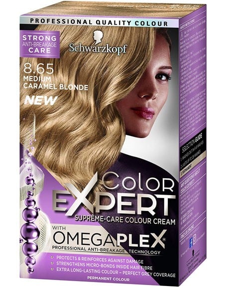 COLOR EXPERT OMEGAPLEX CREME DE COULEUR 8.65 CARAMEL MOYEN BL