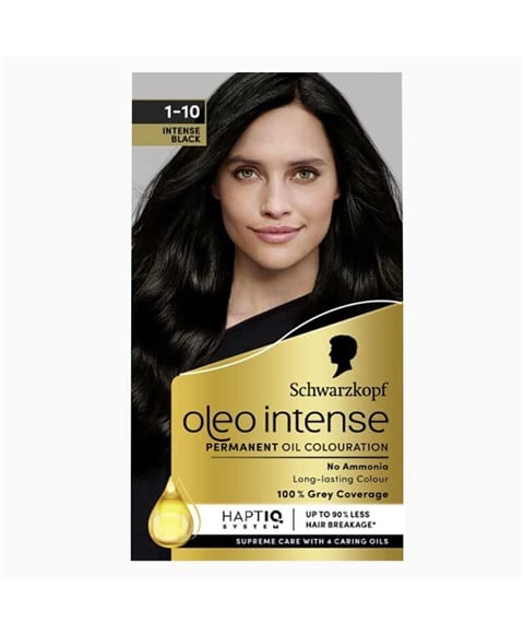 Coloration permanente à l'huile OLEO INTENSE 1 10 NOIR INTENSE