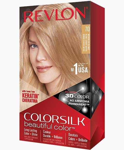 COLORSILK BEAUTIFUL COLOR COULEUR PERMANENTE DE CHEVEUX 70 MOYEN A