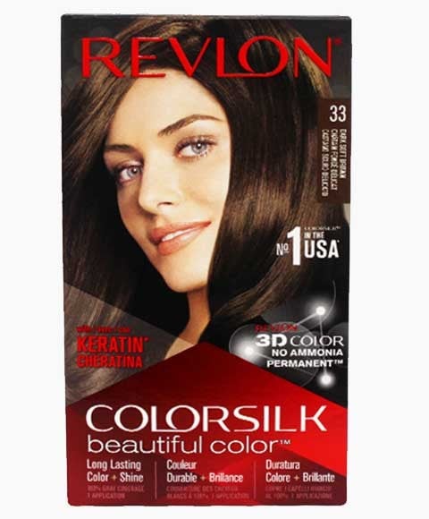 COLORSILK BELLE COULEUR COULEUR PERMANENTE DE CHEVEUX 33 DARK SOF