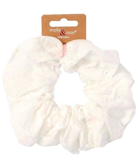 COTON HAIR SCRUNCHIE BLANC 8153 V