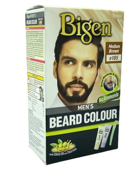 COULEUR DE BARBE POUR HOMMES BRUN MOYEN B105