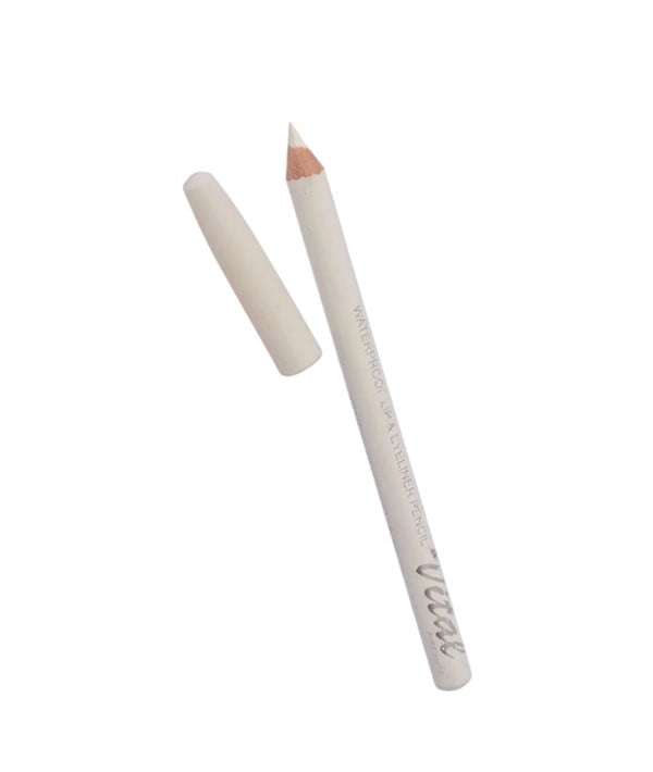 CRAYON À LÈVRES ET EYELINER IMPERMÉABLE BLANC PUR 