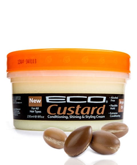 CRÈME COIFFANTE ECO CUSTARD À L'HUILE D'ARGAN 