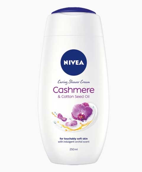 CRÈME DE DOUCHE NIVEA À L'HUILE DE CACHEMIRE ET DE COTON 