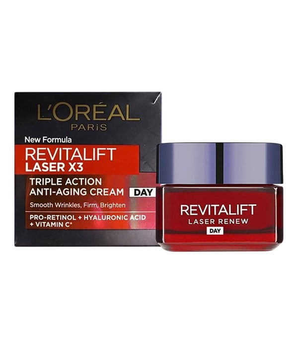 CRÈME DE JOUR ANTI-ÂGE AVANCÉE REVITALIFT LASER RENEW 