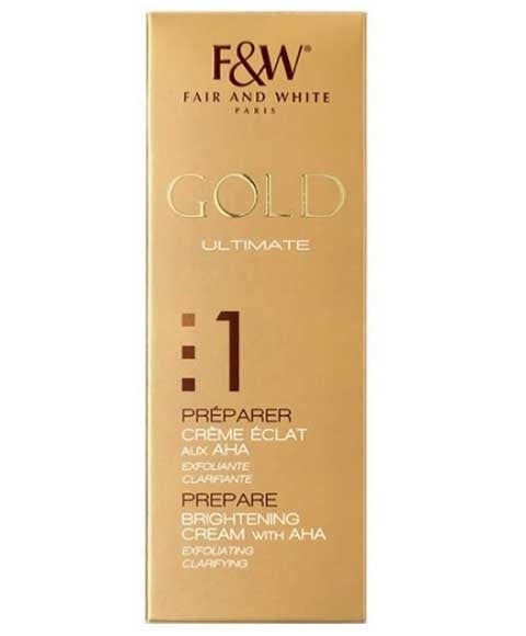 CRÈME DE PRÉPARATION GOLD ULTIMATE AVEC AHA