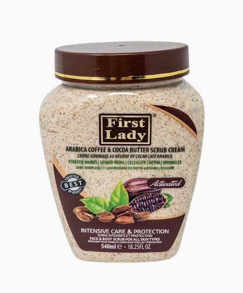 CRÈME GOMMANTE AU CAFÉ ET AU BEURRE DE CACAO FIRSTLADY ARABICA 