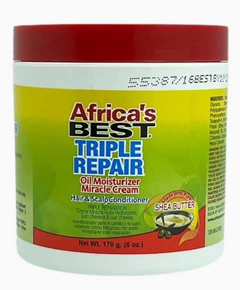 CRÈME MIRACLE HYDRATANTE À L'HUILE DE RÉPARATION TRIPLE D'AFRICAS BEST