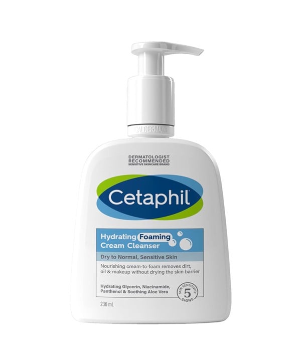 CRÈME NETTOYANTE MOUSSANTE HYDRATANTE CETAPHIL 