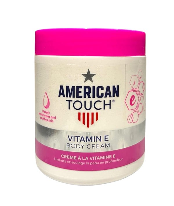 CRÈME POUR LE CORPS À LA VITAMINE E AMERICAN TOUCH 