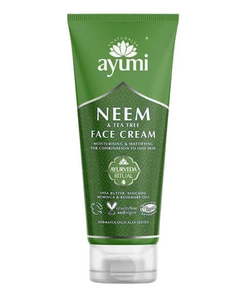 CRÈME VISAGE AU NEEM ET À L'ARBRE À THÉ AYUMI NATURALS