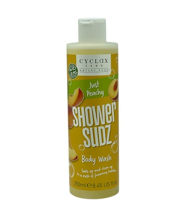 CYCLAX JUST PEACHY SHOWER SUDZ BODY WASH 