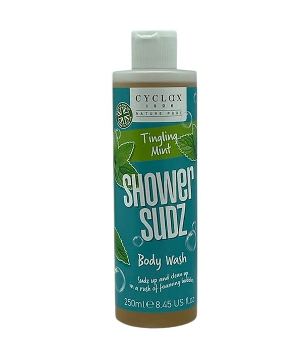 CYCLAX TINGLING MINT SHOWER SUDZ BODY WASH