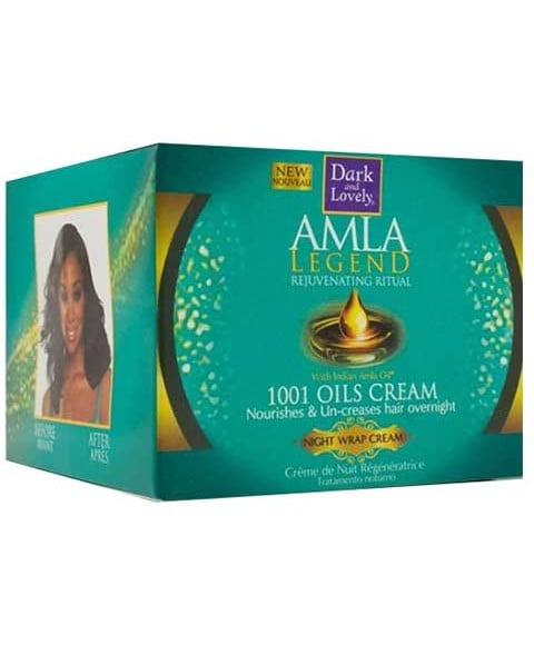 DARK AND LOVELY AMLA LEGEND 1001 OILS CREAM NIGHT WRAP CRE