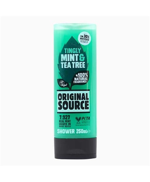 DOUCHE À LA MENTHE ET À L'ARBRE À THÉ 