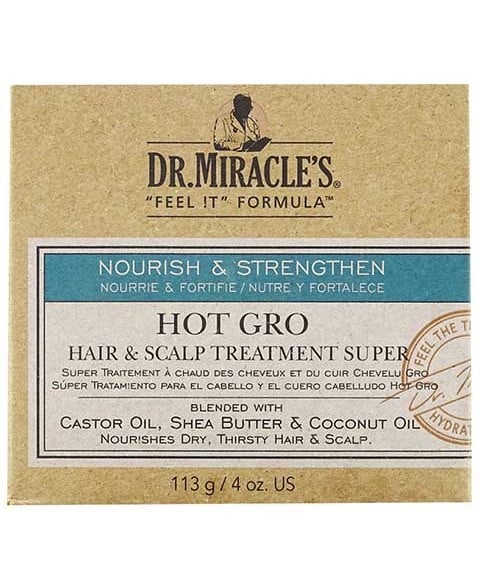 DR. MIRACLES HOT GRO TRAITEMENT DES CHEVEUX ET DU CUIR CHEVELU SUPER 