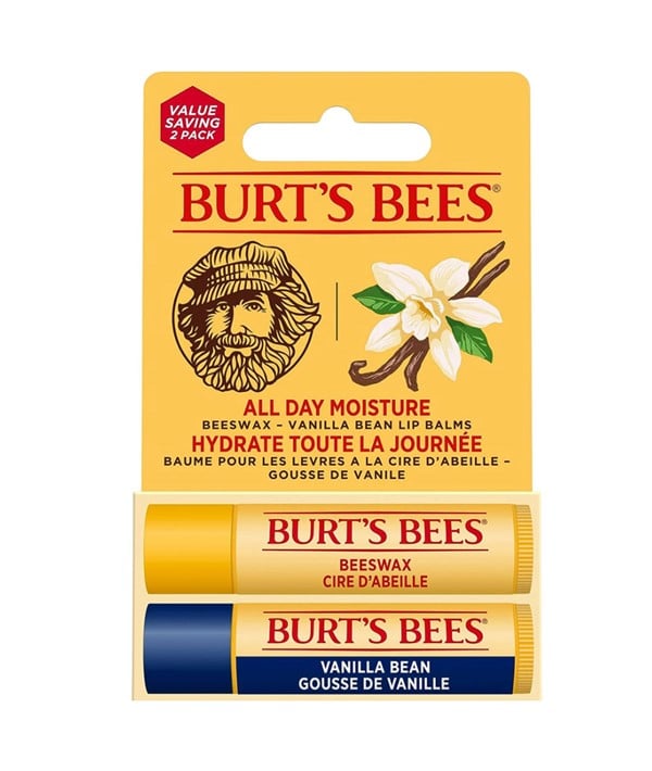 DUO DE BAUMES À LÈVRES À LA CIRE D'ABEILLE ET À LA GOUSSE DE VANILLE BURTS BEES 
