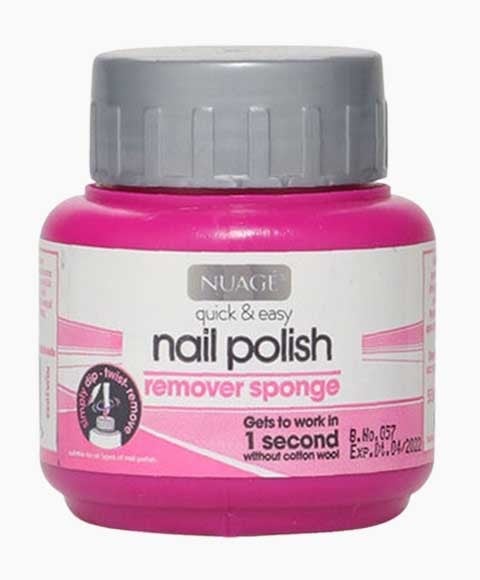 Éponge dissolvante pour vernis à ongles