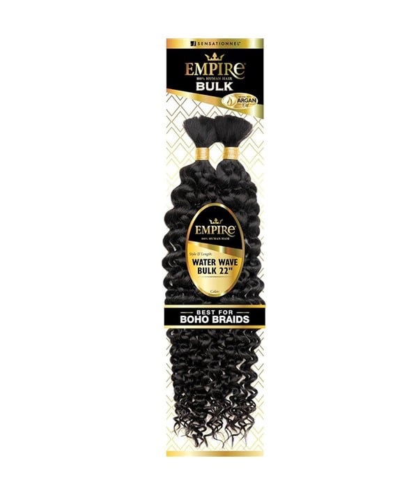 EMPIRE CHEVEUX HUMAINS WATER WAVE EN VRAC 