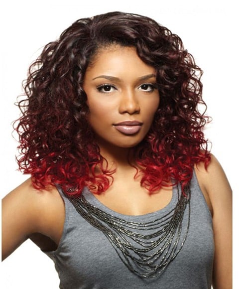 EMPRESS LACE FRONT L FORME PART SYN PERRUQUE HEIDI