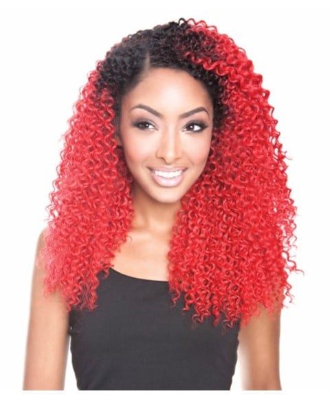 ENCHANTRESS SYN BRÉSILIEN OMBRE JERRY CURL WVG 3PCS 