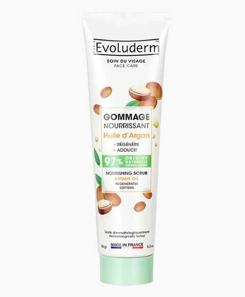 EVOLUDERM GOMMAGE GOMMAGE NOURRISSANT À L'HUILE D'ARGAN