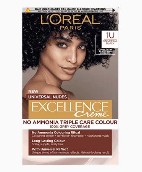 EXCELLENCE CREME SANS AMMONIAC ​​TRIPLE CARE COULEUR DE CHEVEUX 