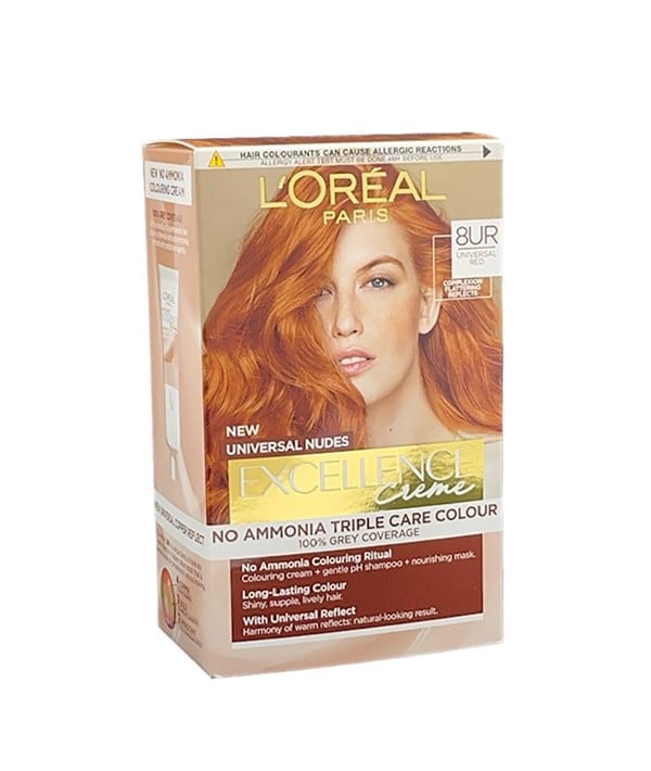 EXCELLENCE CREME SANS AMMONIAQUE TRIPLE CARE COULEUR DE CHEVEUX 8UR UN