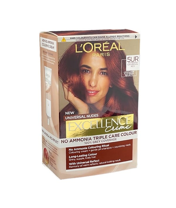 EXCELLENCE CREME SANS AMMONIAQUE TRIPLE SOIN COULEUR DE CHEVEUX 5UR UN