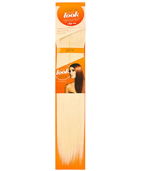 EXTENSION DE CHEVEUX À CLIPS SYNTHÉTIQUES 5 PIÈCES THE LOOK 