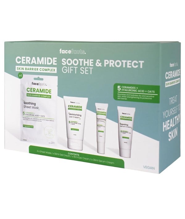 FACE FACTS 5 CERAMIDE Coffret Cadeau Apaiser et Protéger 