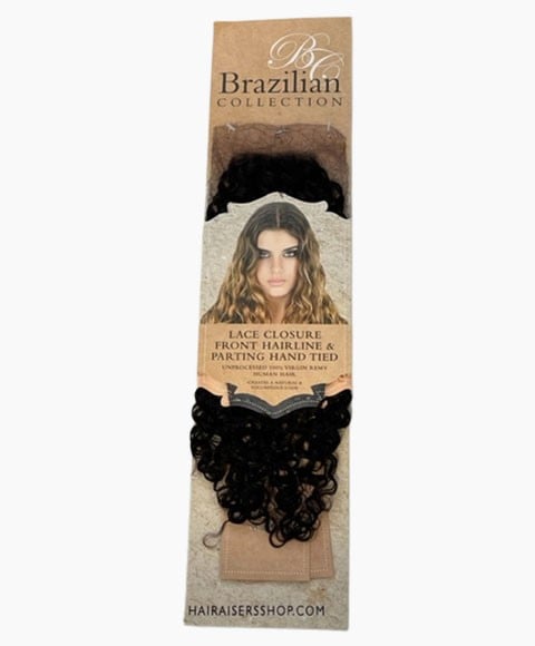 FERMETURE EN DENTELLE DE LA COLLECTION BRÉSILIENNE KINKY CURLY 2X4 