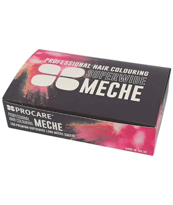 FEUILLES DE MÉCHE DE COLORATION DE CHEVEUX SUPERWIDE PROFESSIONNELLES 