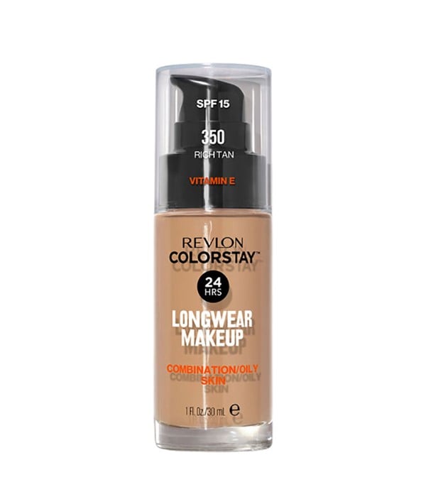 Fond de teint maquillage longue tenue COLORSTAY 350 bronzage riche 