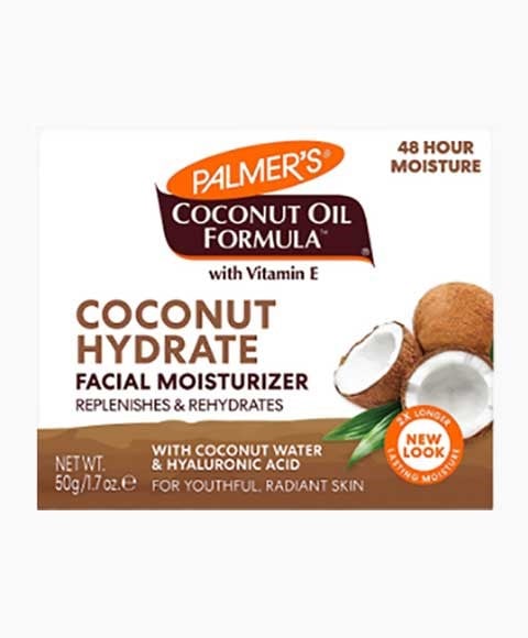 FORMULE D'HUILE DE COCO HYDRATANT POUR LE VISAGE HYDRATE DE COCO