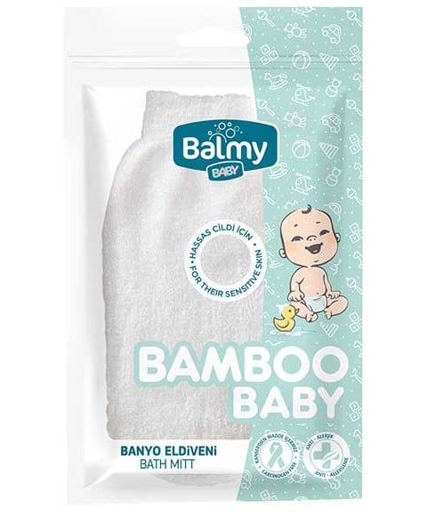 GANT DE BAIN BÉBÉ EN BAMBOU 
