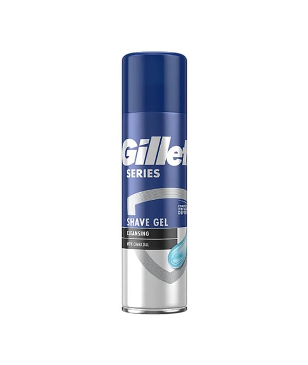 GEL À RASER NETTOYANT GILLETTE SERIES AU CHARBON
