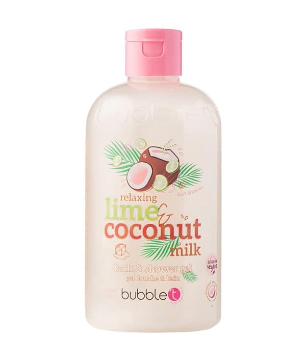 GEL BAIN ET DOUCHE RELAXANT AU CITRON ET AU LAIT DE COCO