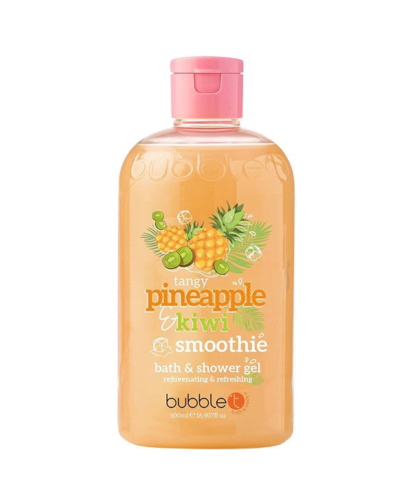 GEL BAIN ET DOUCHE SMOOTHIE PIQUANT À L'ANANAS ET AU KIWI